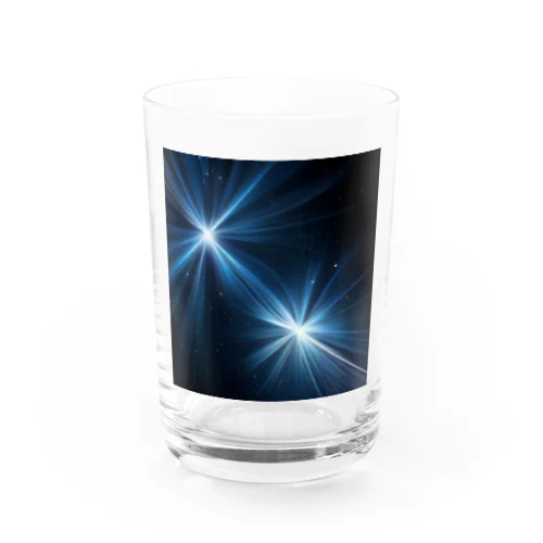 宇宙に輝く青い光 Water Glass