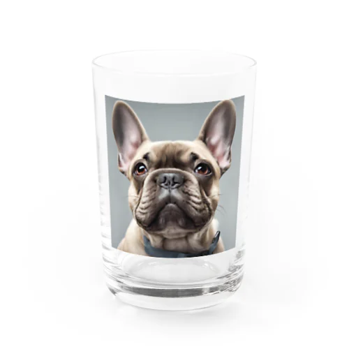 french bulldog Water Glass