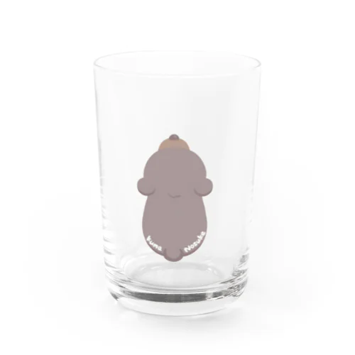 くっつきくまのすけ Water Glass