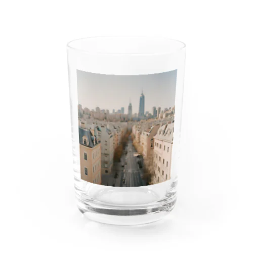 綺麗なビル街のアイテムグッズ Water Glass