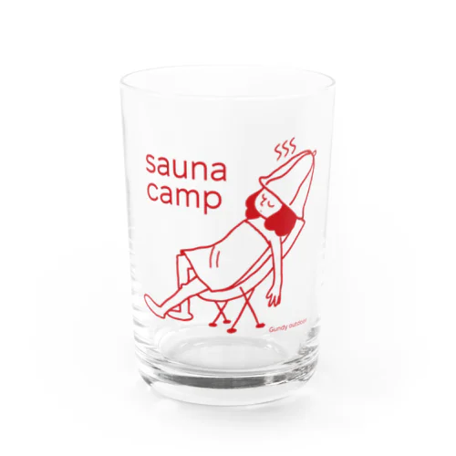 サウナとキャンプ Water Glass