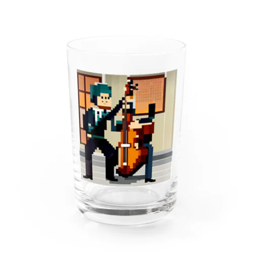 ドット絵のダブルベース Water Glass