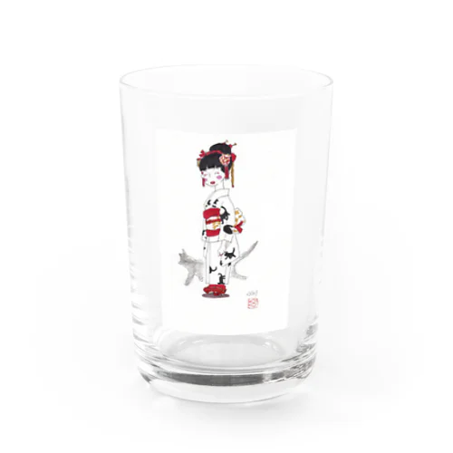 黒猫ちゃん Water Glass