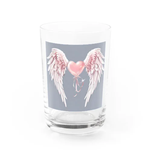 愛と幸せいっぱいの天使 グラス