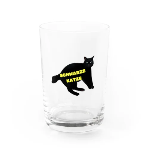 Schwarze Katze(黒猫) 2 Water Glass