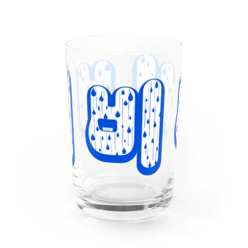 비(雨)  ハングルデザイン Water Glass