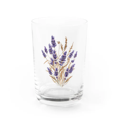 ラベンダー Lavender Water Glass