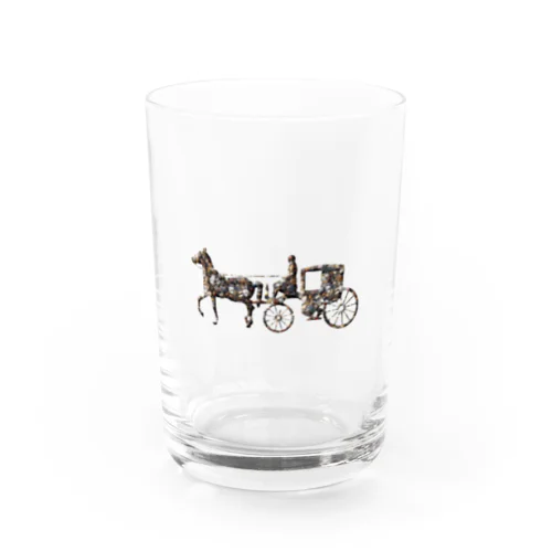 馬車　stone Water Glass