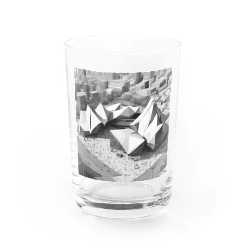 有名な観光スポットイメージ画像：メルボルンのフェデレーションスクエア（オーストラリア、メルボルン） Water Glass