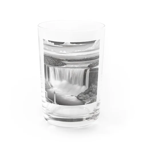 有名な観光スポットイメージ画像：ナイアガラの滝（カナダ、オンタリオ州） Water Glass