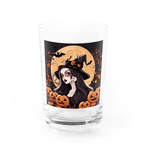 ハロウィン　魔女 Water Glass