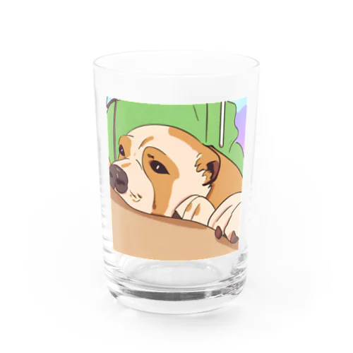 やる気のない犬 Water Glass