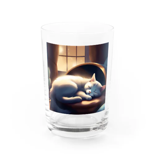 ねむりねこ Water Glass