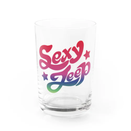 セクシージープWスター　ピンク Water Glass