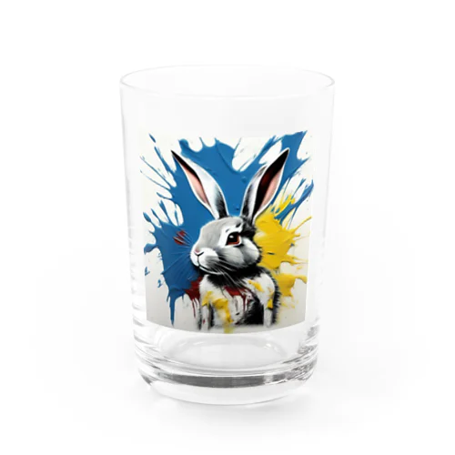 アートうさぎ🐰 Water Glass