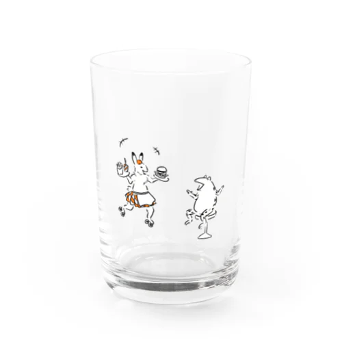 アメリカンダイナー鳥獣戯画グラス Water Glass