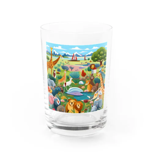 自然の動物園 Water Glass