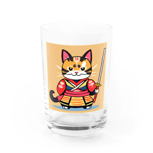 戦国武将猫 Water Glass