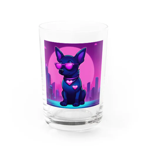 ファッションドッグ・ピンク Water Glass