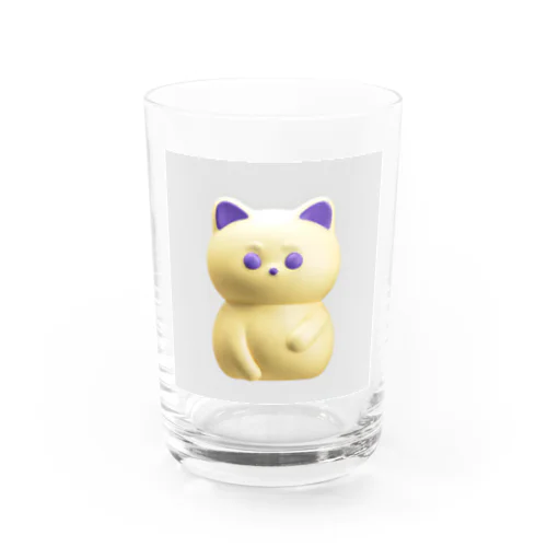 もっちりねこぱんだ Water Glass