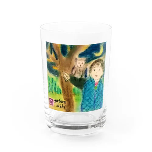 いおちゃん＆フクロウくん Water Glass