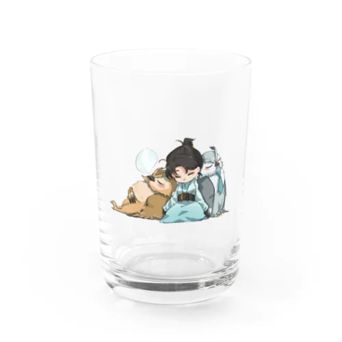 着物仕立て装々　いい夢見てね Water Glass