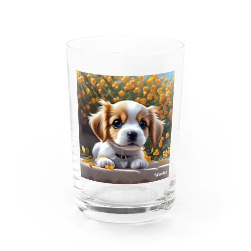 可愛すぎるわんちゃん可愛い🐶 Water Glass