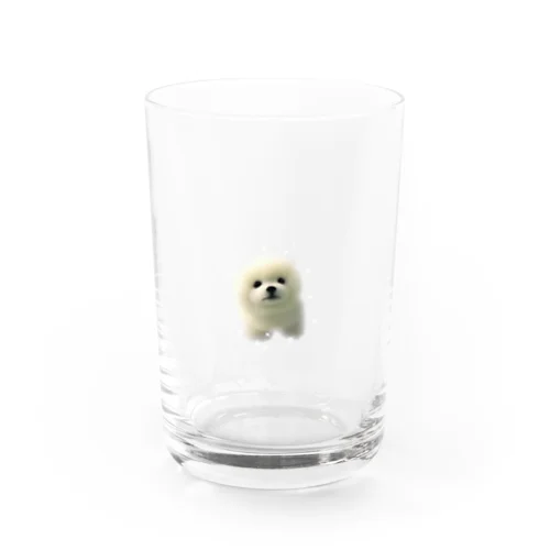 キラキラわんこ Water Glass