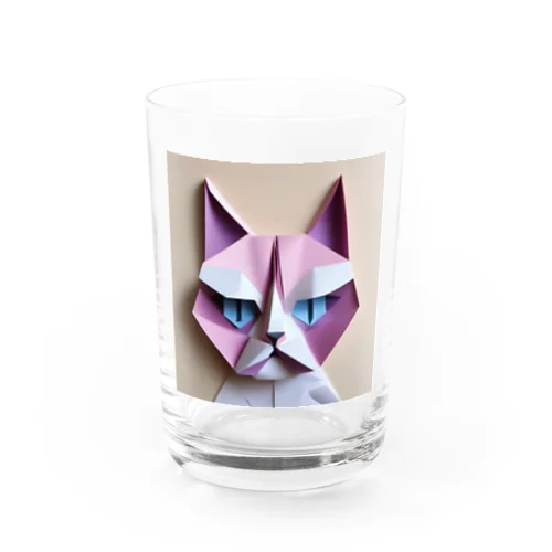 折り紙アニマル・ワシ猫ですねん！ Water Glass