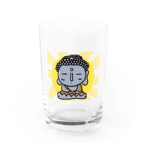 大仏の【るにょらくん】グッズ01施無畏印・与願印 Water Glass