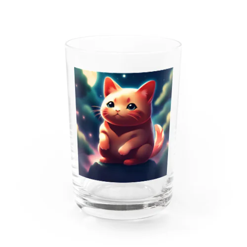 赤ねこ牛丸 Water Glass