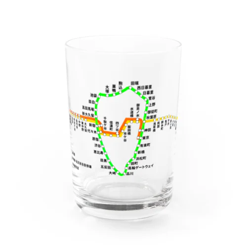 山手線・中央線・総武線 路線図 Water Glass