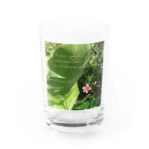 Psalm145 Water Glass