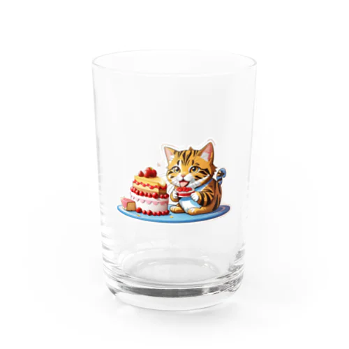 ぱくぱくネコちゃん Water Glass