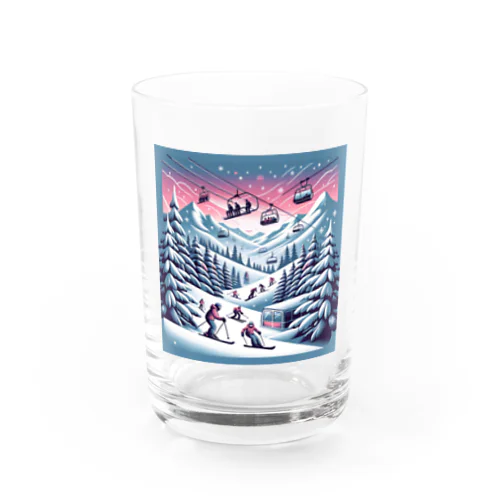 雪の楽園 Water Glass