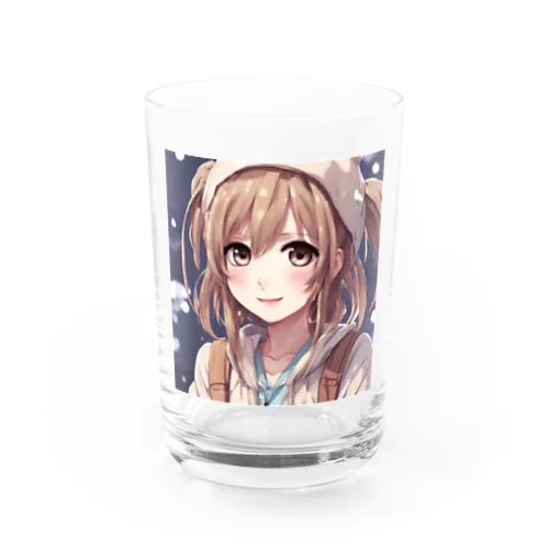 彼女の笑顔が輝くアートコレクション Water Glass