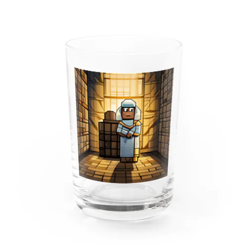 古代エジプトのミイラ職人のドット絵 Water Glass