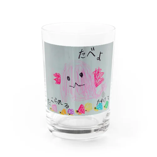 らくがきうーぱーちゃん Water Glass