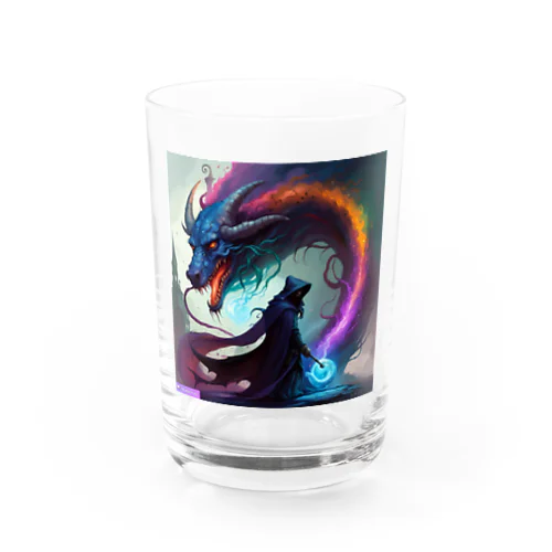 ドラゴンと魔法使い Water Glass