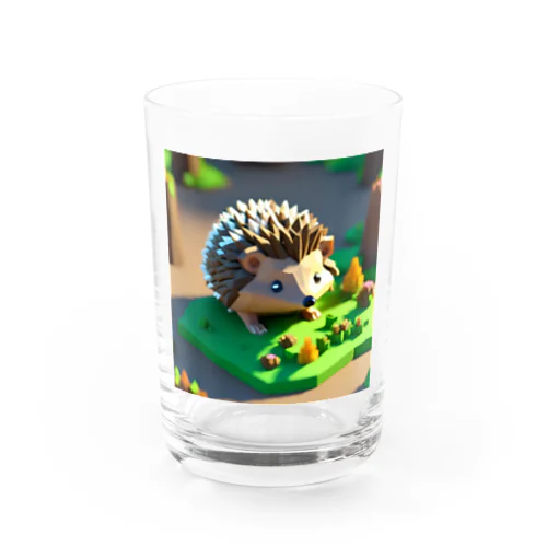 マイクラ的なハリネズミ Water Glass