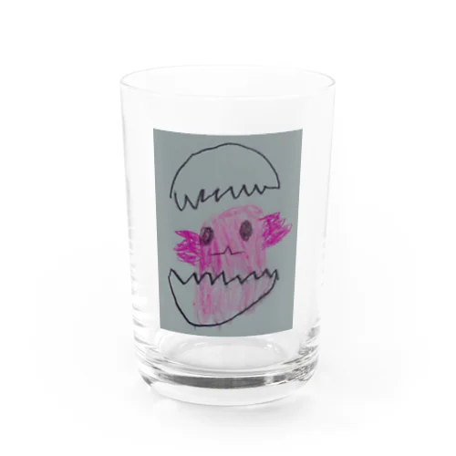 らくがきうーぱーちゃん 誕生 Water Glass