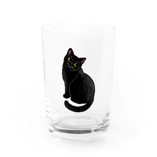 黒猫ちゃん グラス