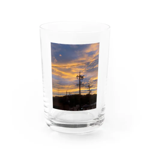 夕焼け Water Glass