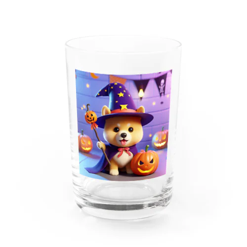 魔法使いのシバちゃんの楽しいハロウィンカボチャに囲まれてｗ Water Glass