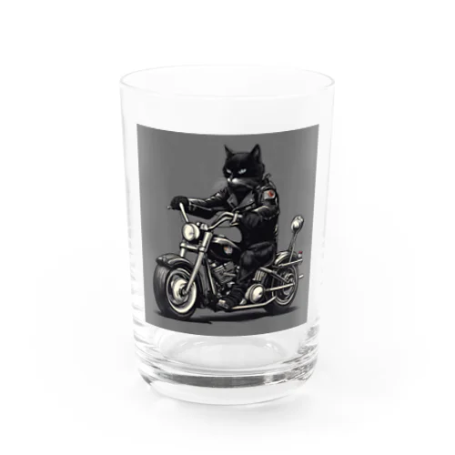 ワイルド黒猫 Water Glass