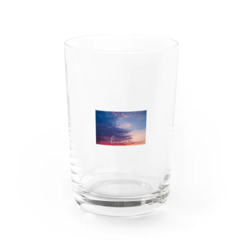 幻想的な空に心躍る Water Glass