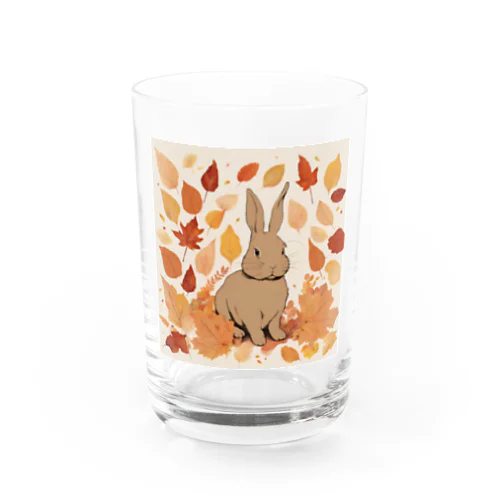 紅葉とうさぎ🐰 Water Glass