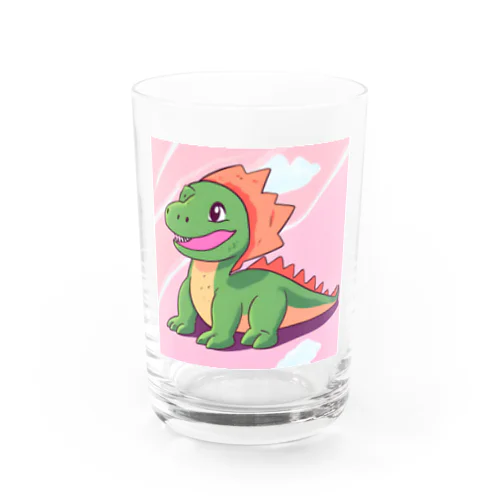 かわいい恐竜のグッズ Water Glass