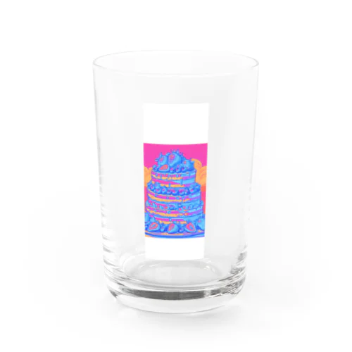 火星のケーキタワー Water Glass