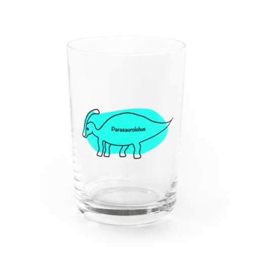 パラサウロロフス(ライトブルー) Water Glass